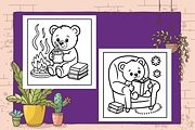 Adorable Cozy Bear Cute & Comfy, an Animal Illustration by Printable Design Store (Thumbnail 4 of 6)