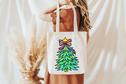 Coquette Christmas PNG Tree, an Illustration by Daily.Designs (Thumbnail 4 of 5)
