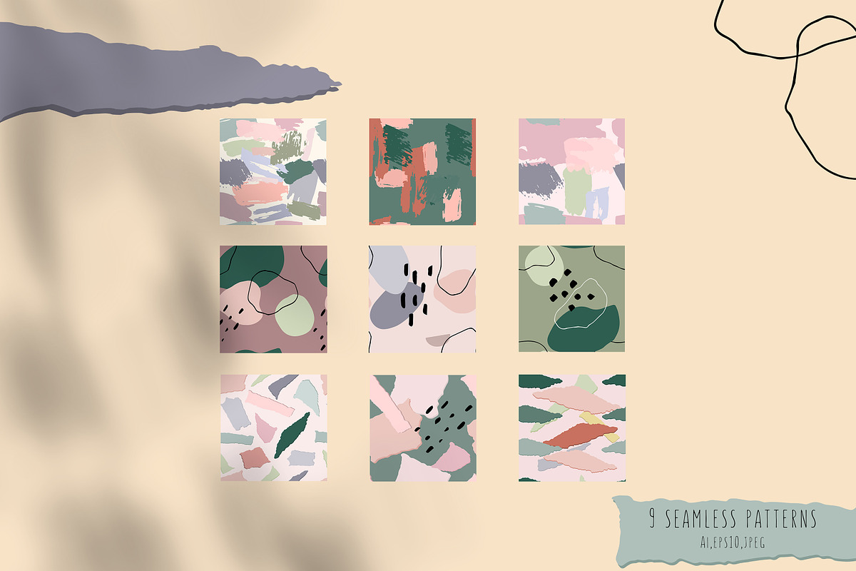 Abstract Shapes. Graphic Collection, an Illustration by Alisha Gronska (Photo 3 of 9)