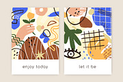 Trendy cards with abstract pattern, a Decorative Illustration by Good Studio (Thumbnail 3 of 6)