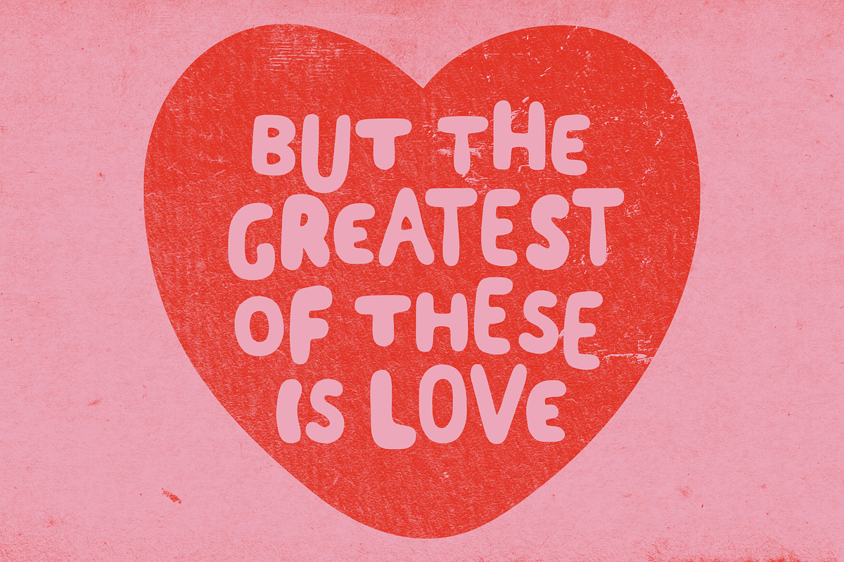 Playful Font - Love You More, a Handwritten Font by pixelcolours (Photo 4 of 15)
