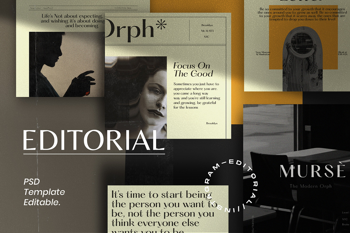 Editorial - Social media Kit, a Social Media Template by Dirtytemp Studio (Photo 8 of 8)