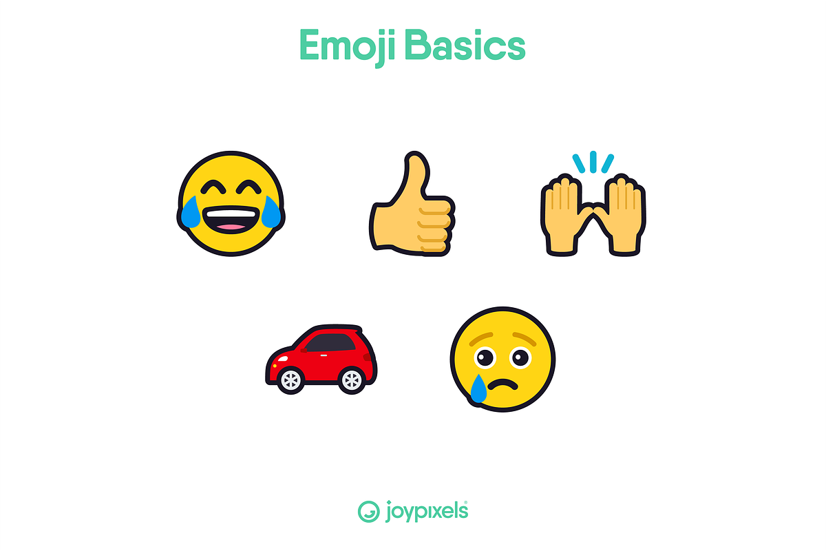 Basics: JoyPixels Flat Emoji Icons, an Outline Icon by joypixels (Photo 2 of 6)