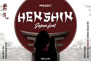 HENSHIN - Japanese Font, a Font by tokokoo (Thumbnail 2 of 11)