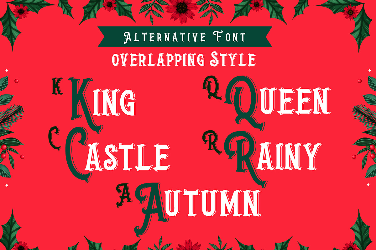 Christmas Gift Font, a Handwritten Font by KengGraphic (Photo 5 of 7)