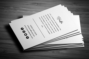 Wedding Photography Business Card