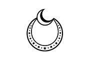 Crescent Moon Round Frame Bundle, an Illustration by Creativeshirt (Thumbnail 31 of 31)
