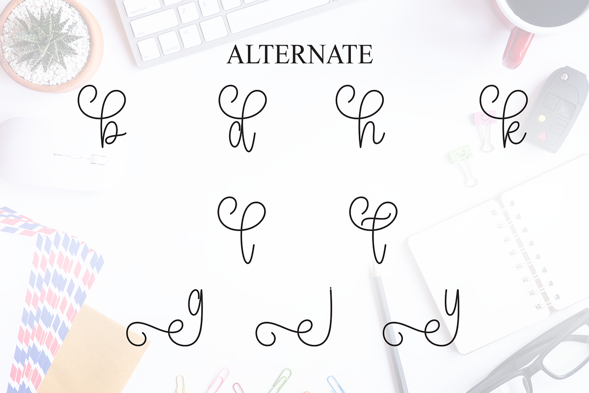 Wednesday | Script Font, a Handwritten Font by Scratchones (Photo 8 of 9)
