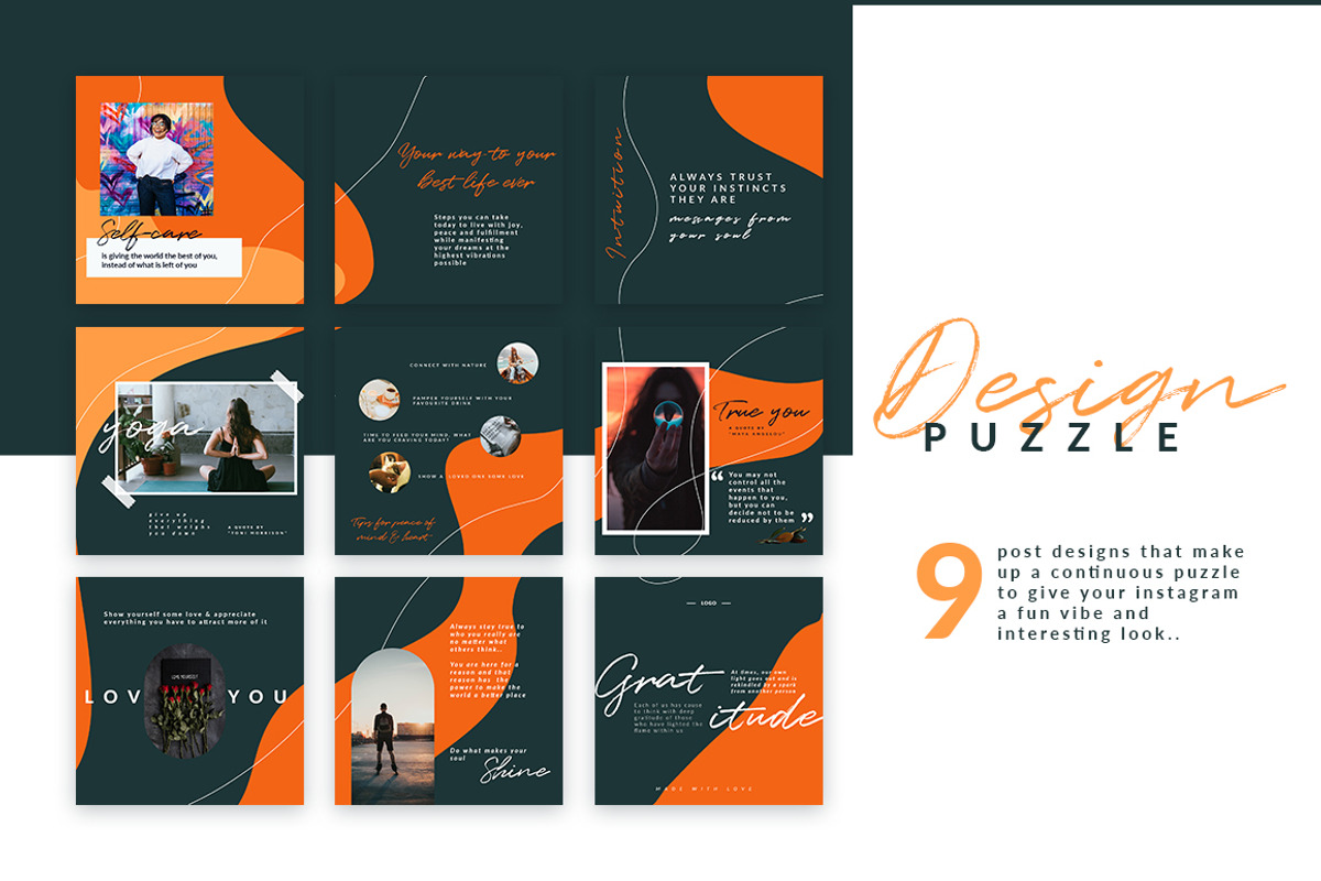 Nature Inspired Instagram Posts preview 2