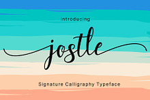 Jostle-Calligraphy Handwritten