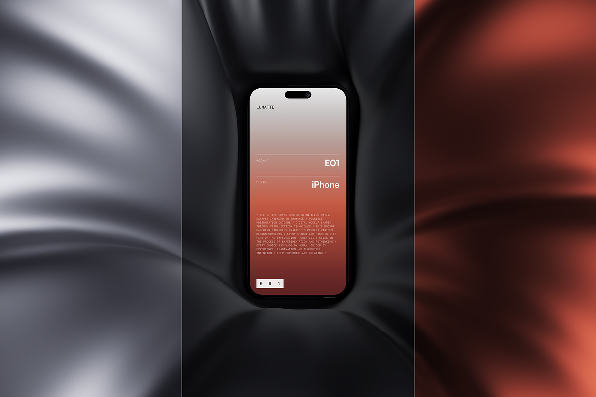 iPhone Mockup E01, an iPhone Mockup by Lumatte (Photo 3 of 7)