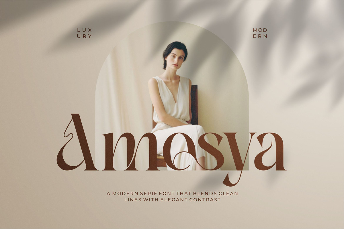 Amesya || Modern Minimalist Serif, a Serif Font by Ermedia Studio (Photo 1 of 10)
