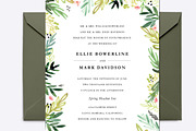 Watercolor Meadow Wedding Suite, an Invitation Template by origamiprints (Thumbnail 3 of 3)