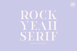 Rockyeah Serif - Classic Serif