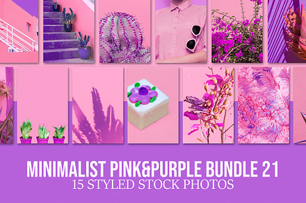 Minimalist pink&purple bundle 21, a Beauty & Fashion Photo by Jenya Porechenskaya