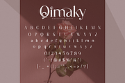 Qimaky _ elegant font beauty, a Serif Font by Penatic Studio (Thumbnail 9 of 10)