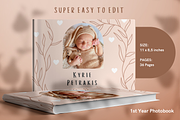 Baby Photo Book Template. Freebie!, a Stationery Template by Red Ink (Thumbnail 3 of 8)