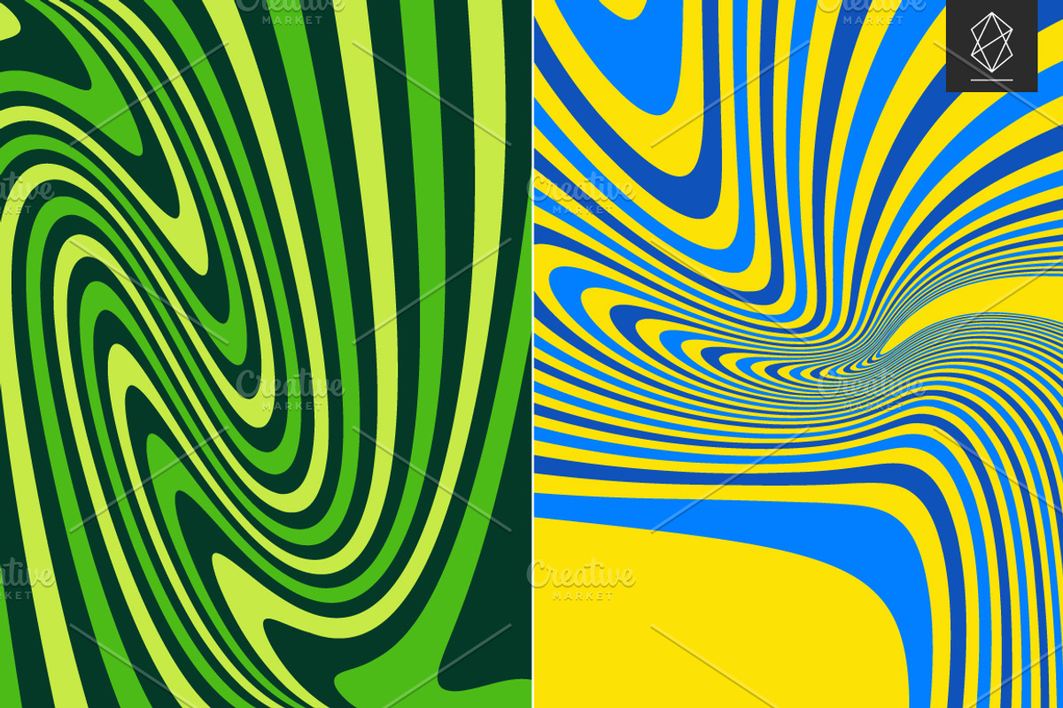 Psychedelic hypnotic backgrounds, a Pattern Graphic by Yury Velikanov (Photo 3 of 4)