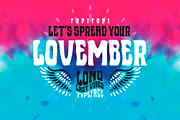 Lovember Typeface + Bonus, a Font by fopifopi (Thumbnail 2 of 8)