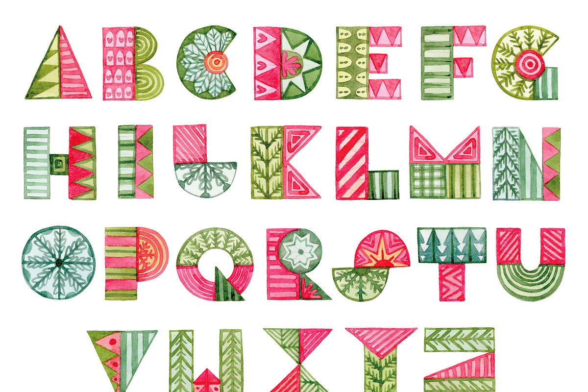 Crazy Christmas Alphabet, an Illustration by swiejko (Photo 2 of 7)