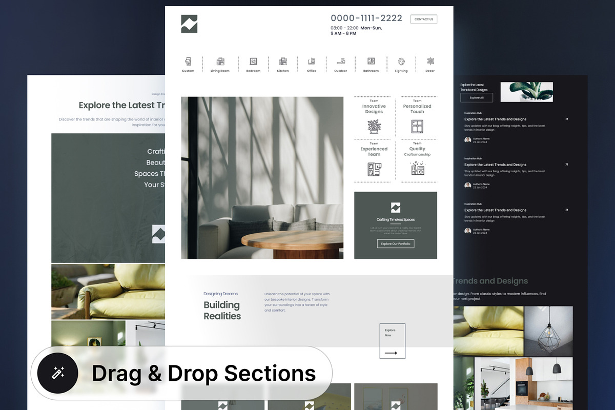 WhiteSpace - Interior Design UI Kit, an UI Kit Template by hiddemaru (Photo 2 of 8)
