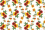 Watercolor pancies patterns, a Pattern Graphic by Floralis (Thumbnail 6 of 6)