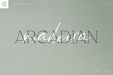 Arcadian & Moderna - modern font duo