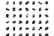 2000+ Isometric Icons Set, an Outline Icon by Brickclay (Thumbnail 23 of 37)