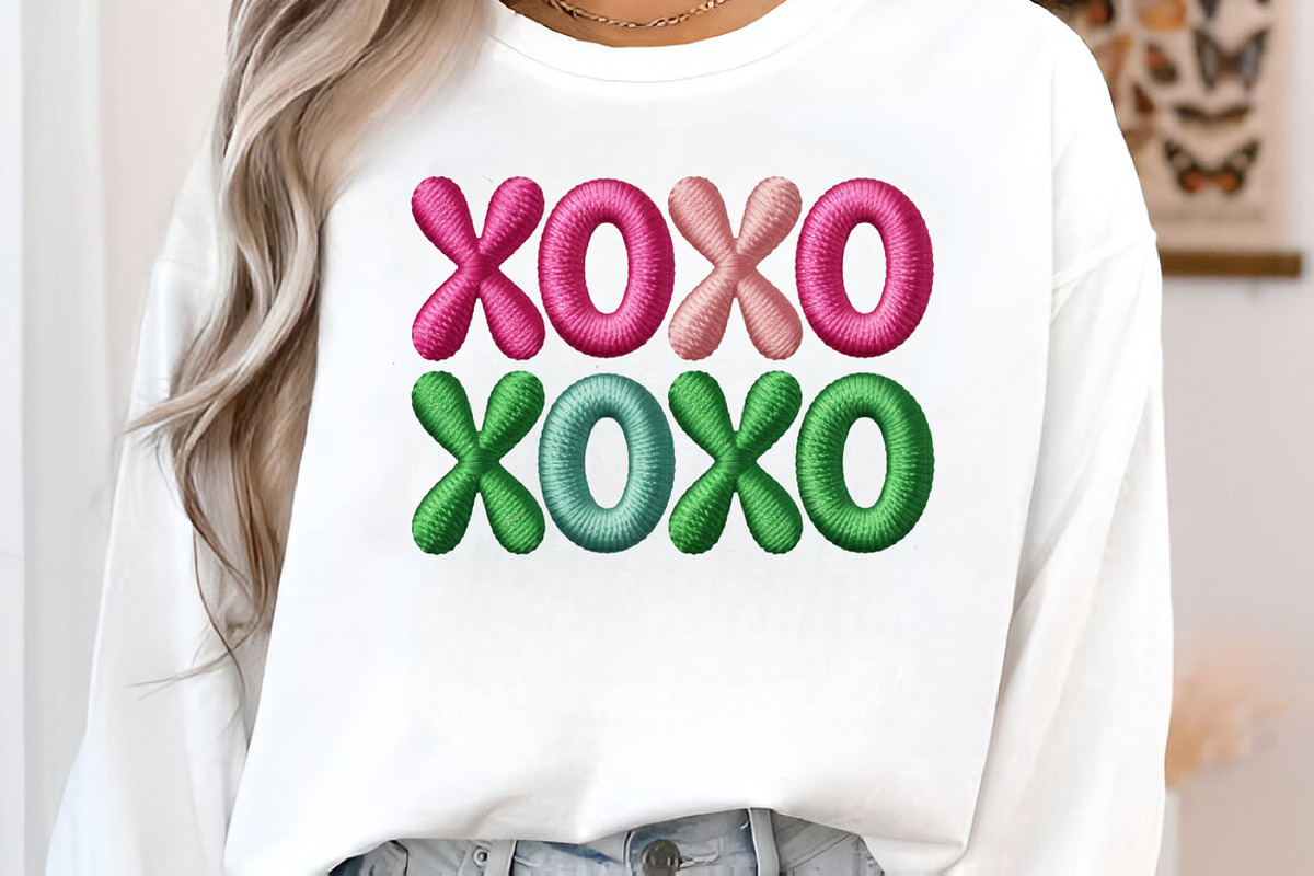 Valentine's Day Heart XOXO Png, XOXO, an Illustration by Designking (Photo 3 of 6)