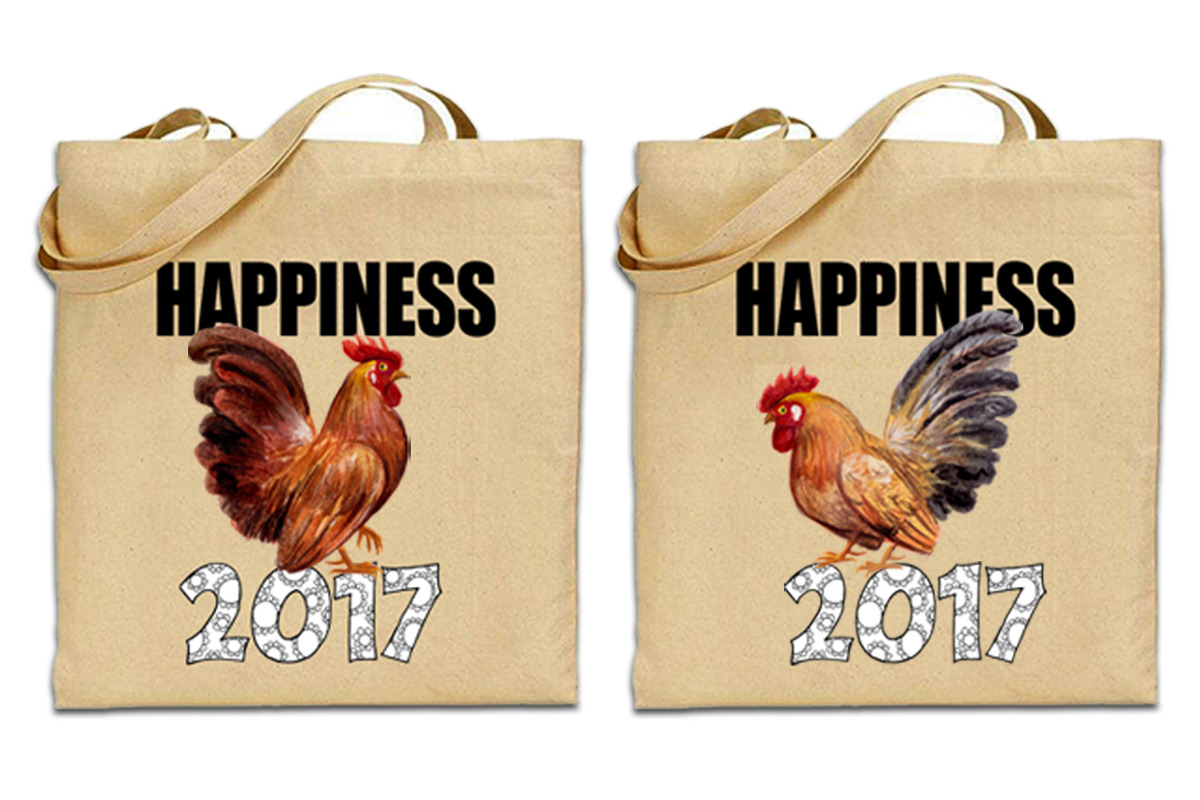 watercolor roosters family & 2017, an Animal Illustration by Graphobia (Photo 7 of 13)