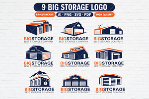 9 Big Storage Warehouse Logo, a Branding & Logo Template by Guavanaboy