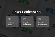 Digital Marketing Hero Header UI kit, an UI Kit Template by SquidPixey (Thumbnail 3 of 3)