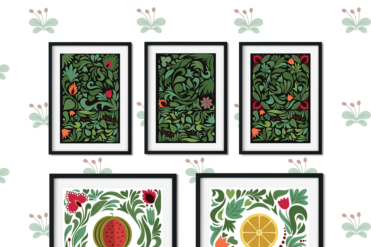 Fruits and Flowers - clipart set, a Graphic by ComelyPics Shop (Photo 4 of 10)