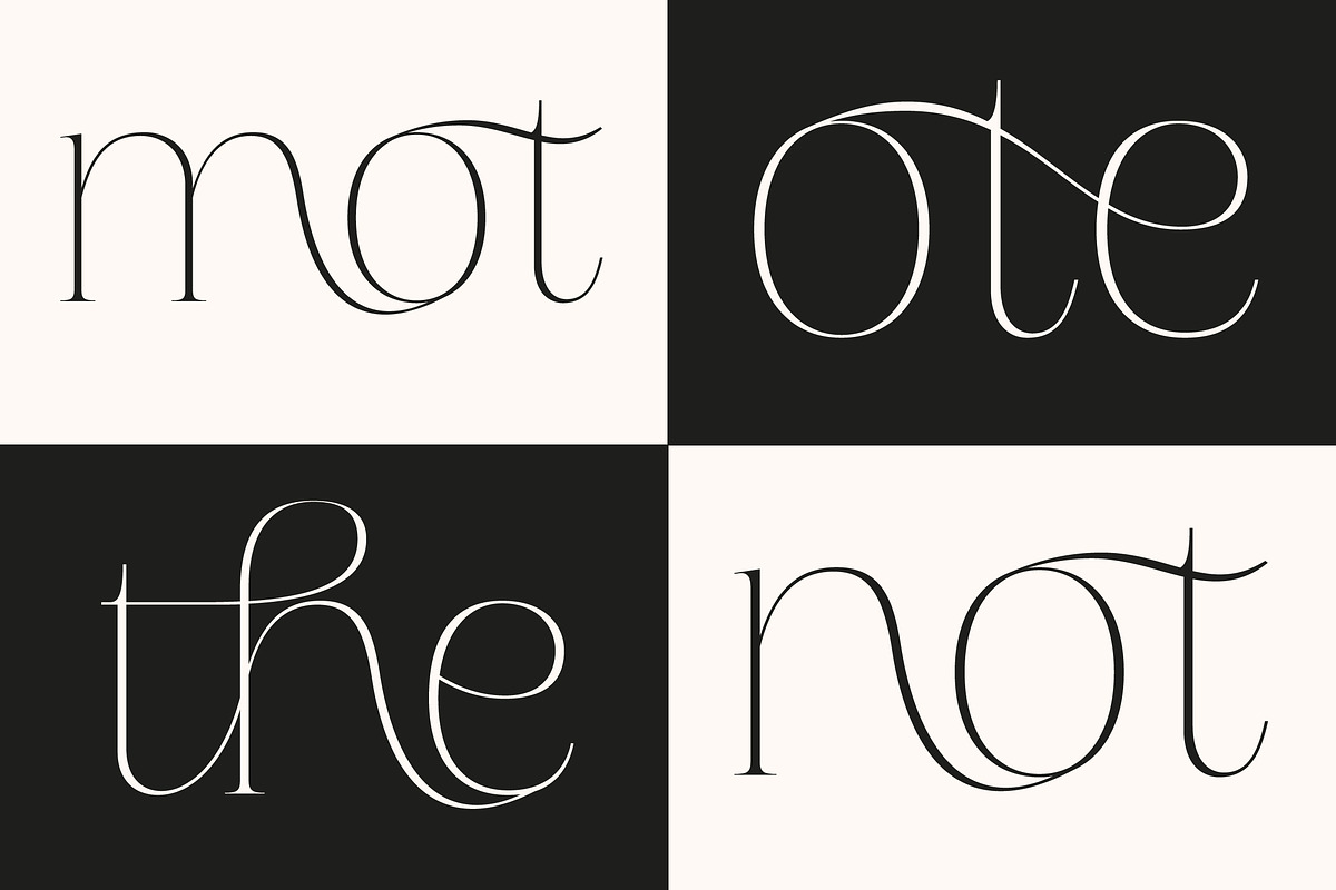 Soul Note Display - Unique Ligatures, a Serif Font by Glyphofik x GudPap (Photo 4 of 15)