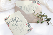 Grey & Pink Wedding Stationery Suite, an Invitation Template by R Whitehurst Design (Thumbnail 1 of 7)