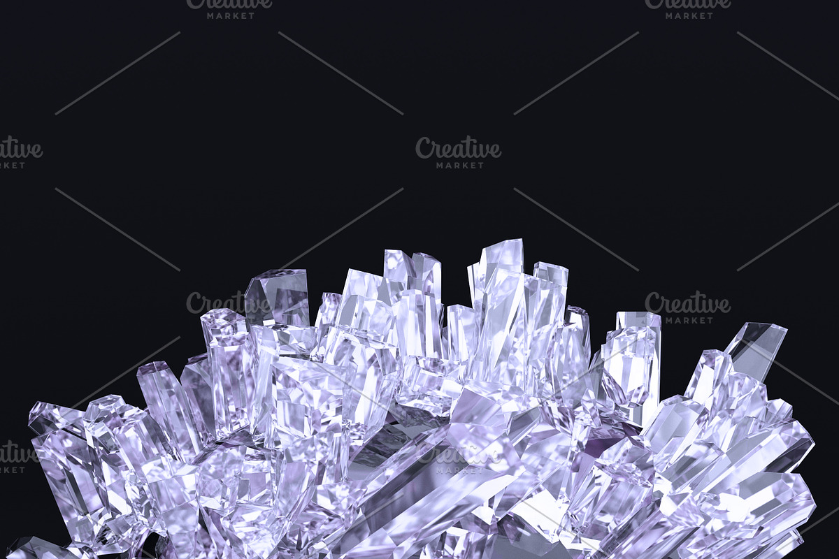 Crystals, an Object Illustration by 2D/3D (Photo 3 of 8)