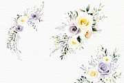 Wildflower frame corners clipart, a Decorative Illustration by Invite to Clipart (Thumbnail 3 of 10)