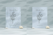 Simple thank you card template canva, a Card Template by DesignArts (Thumbnail 3 of 4)