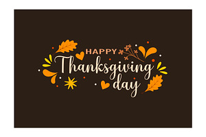 Happy Thanksgiving Day Card