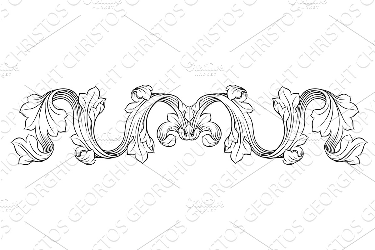 Filigree Crest Coat of Arms Heraldic, a Decorative Illustration by Christos Georghiou