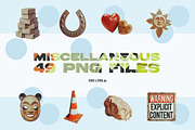 Collage Universe Kit (444 PNG files), an Object Graphic by Megan Aili Designs (Thumbnail 8 of 12)