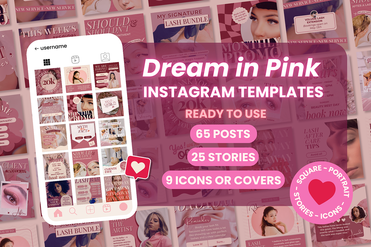Canva IG Templates for Beauty Brands