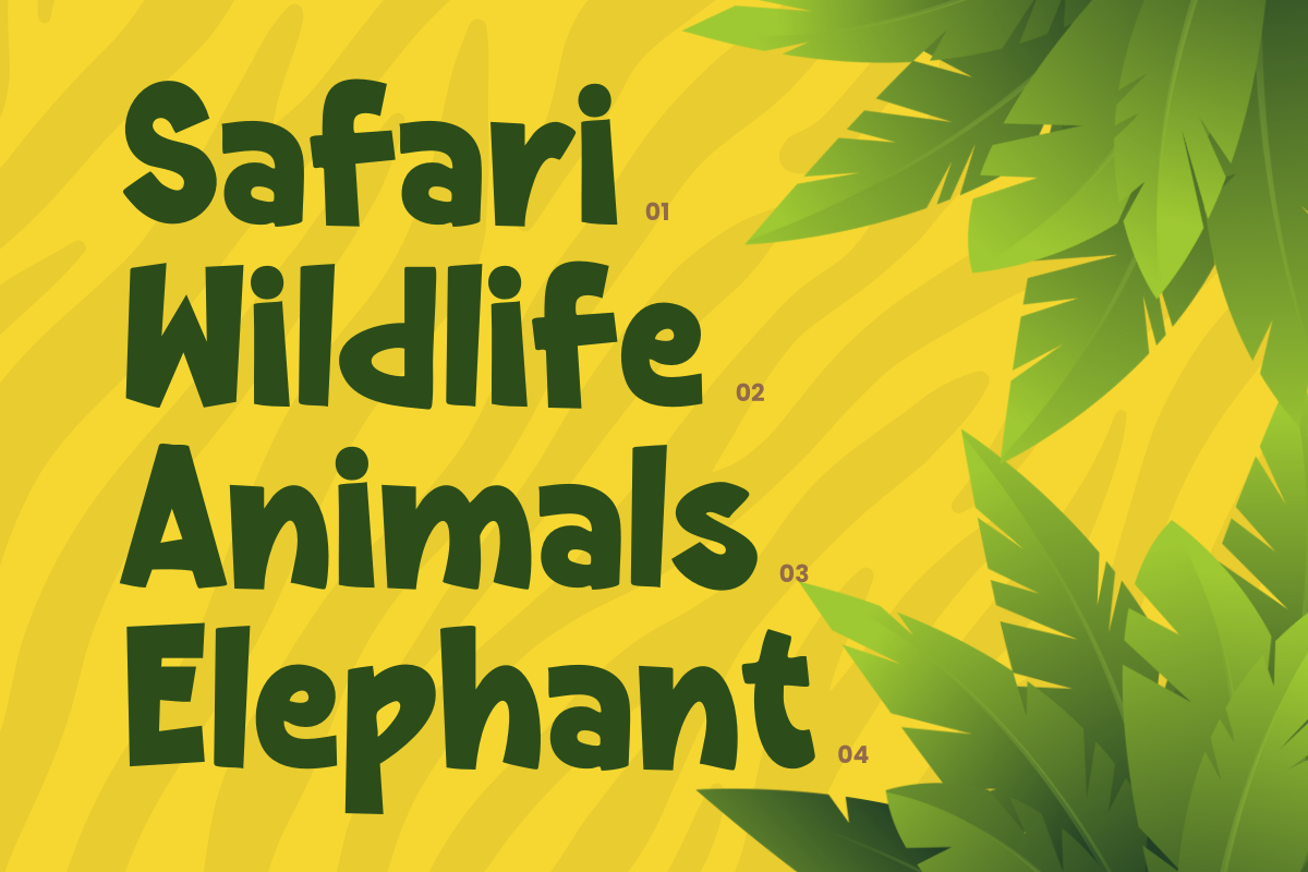 Zurambi – Adventure Display Font, a Sans Serif Font by Variatype (Photo 5 of 14)