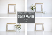 Silver Photo Frame Mockup Bundle, a Print Template by Corner Croft (Thumbnail 5 of 5)