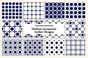 Modern Geometric Atelier Patterns, a Pattern Graphic by iamvikiskull (Thumbnail 1 of 5)