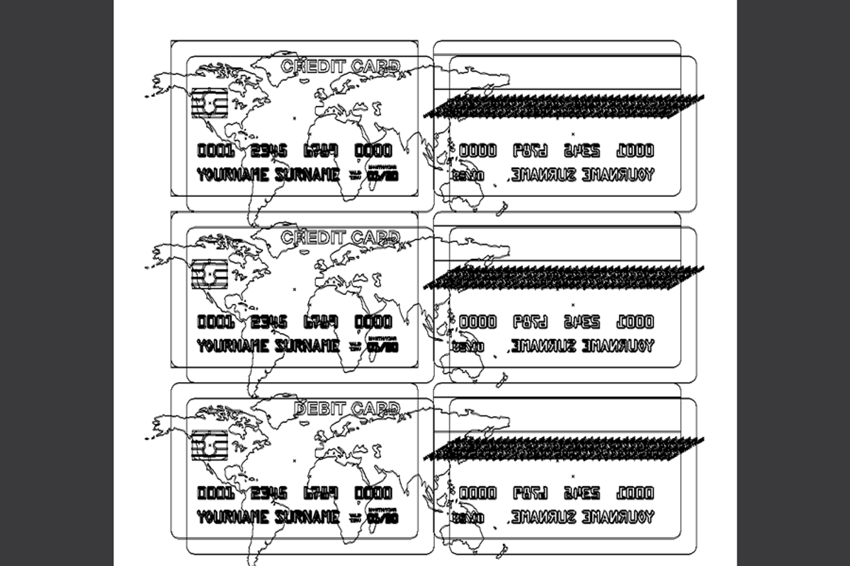 Credit Card (Vector file), a Business Card Template by Sunbzy (Photo 2 of 2)