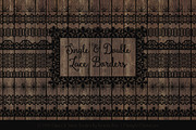 Black Lace Clipart Borders, an Illustration by Amanda Ilkov (Thumbnail 5 of 5)