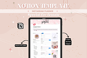 Instagram Planner Notion Template, a Templates & Theme by bellaROSEworkshop (Thumbnail 7 of 10)