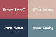 Quandary - Bold Script, a Script Font by Alpaprana (Thumbnail 6 of 9)