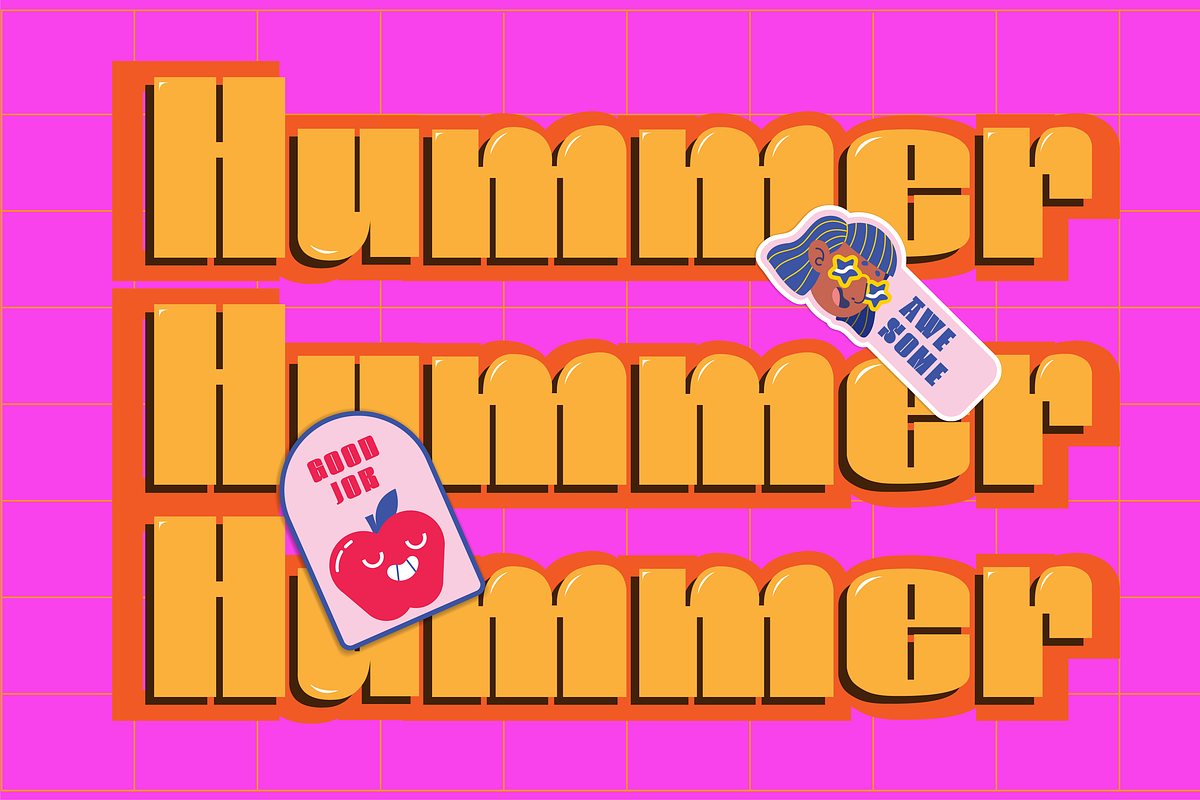 Hummer, a Font by Portion.Labs (Photo 3 of 12)